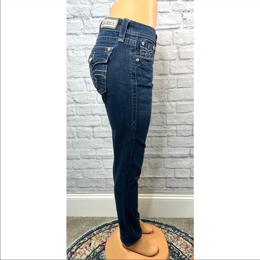 Rock Revival Women’s Jessica Mid-Rise Curvy Skinny Jeans Size 27 - Picture 6 of 9